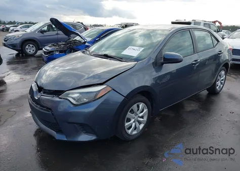 2014 Toyota Corolla Le from USA, damaged, VIN 5YFBURHE5EP165170